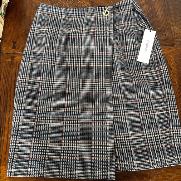 Calvin Klein Checkered Pencil Skirt - Picture 1 of 2